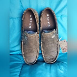 Roper NWT Men's Skipper Driving Moc Slip-On Boat Shoe, Size 13